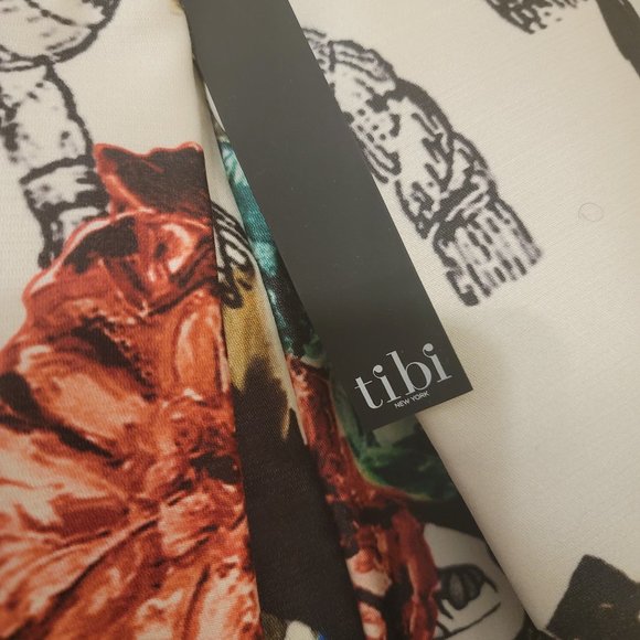 Tibi NYC Silk Skirt Size 2 - Picture 3 of 6